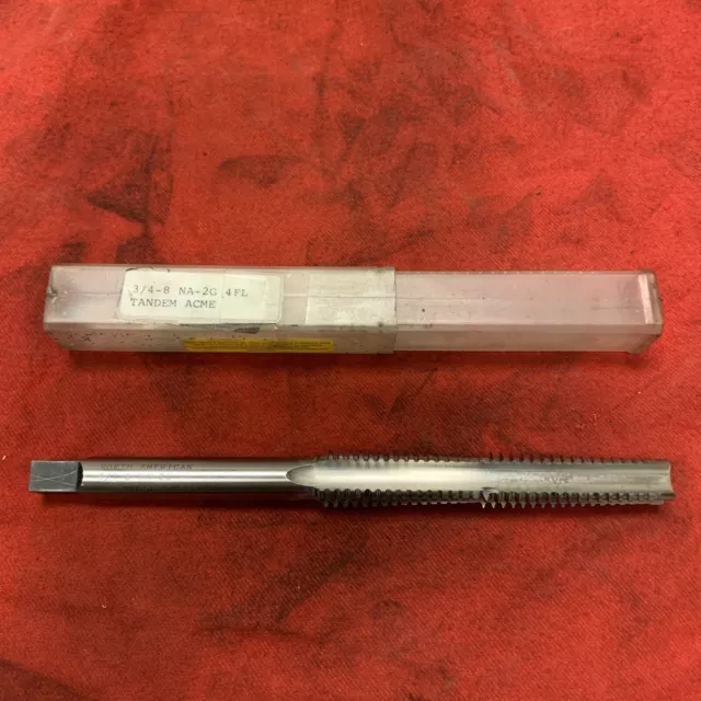 North American  3/4" - 8  NA-2G Acme Tandem (Unipass) Tap Made in USA