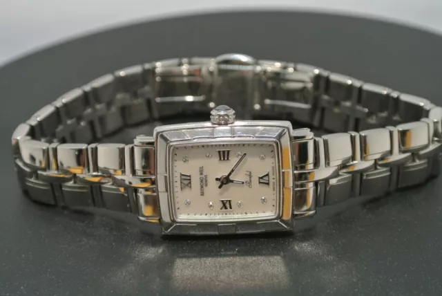 Ladies Raymond Weil Parsifal Diamond Watch 8" Long   (123132)