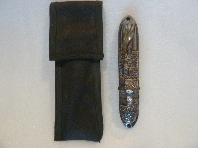 Jüdische Mesusa Mezuzah Schma Schriftkapsel Silber 925 Maße: 155 x 27 mm selten