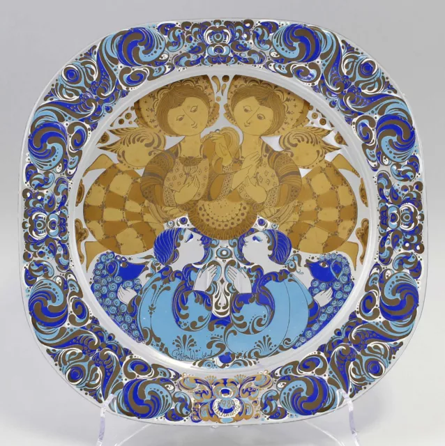 99835220 Vidrio Wiinblad Weihnachts-Teller Rosenthal 1980
