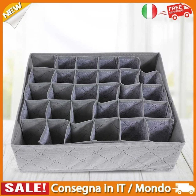 IT Bamboo Charcoal Underwear Socks Foldable Drawer Organizer Storage 30 Cell