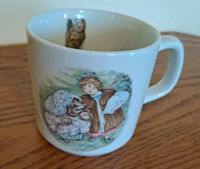 Beatrix Potter Mrs. Tiggy-Winkle cup Wedgwood of Etruria & Barlaston