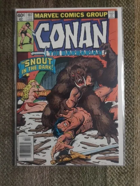 Conan The Barbarian Issue 107 Marvel Comic Book Newstand BAGGED AND BOARDED