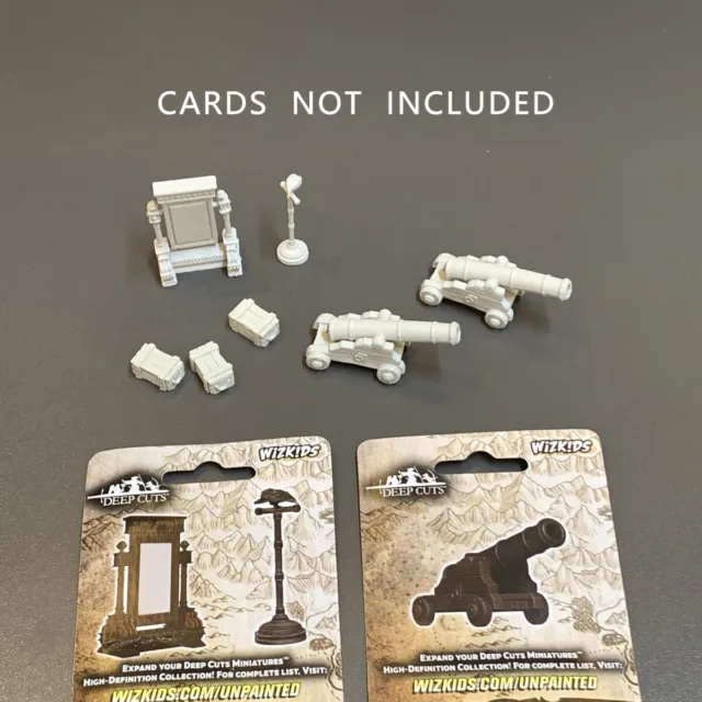 Lot WITCH'S DEN CANNONS BARREL HD Minis Fit Dungeons & Dragon D&D Miniatures