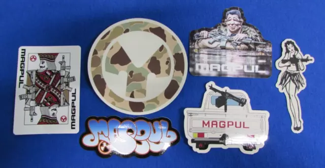 MAGPUL Sticker Lot Decals Hula Girl Truck Graffiti  Camo Playing Card Dead