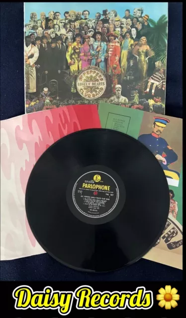 The Beatles - Sgt Pepper 1st Uk Mono Press With *Fourth Proof* Sleeve. VG/VG+