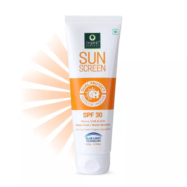 Organic Harvest Sunscreen SPF 30 For Acne And Oily Skin 100g