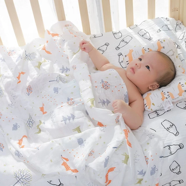 Soft Styling Pillow Printed   Concave Cotton Sleep Support Baby Pillow