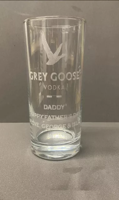 Personalised Grey Goose Vodka Glass
