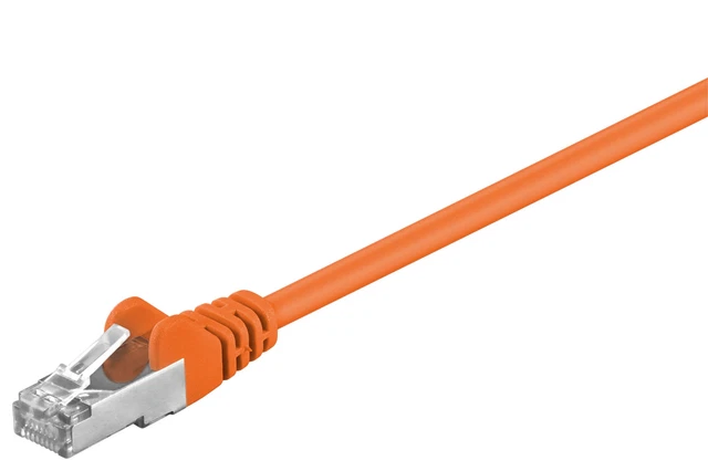 CAT 5e Cavo di rete SF/UTP; CAT 5-0050 SF/UTP ARANCIONE 0,50m