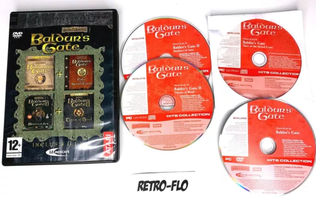 Baldur’s Gate Hits Collection 4 Jeux - Jeu PC CD-Rom - En Boite