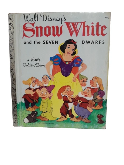 LITTLE GOLDEN BOOK - Walt Disney's Snow White And The Seven Dwarfs $0. ...