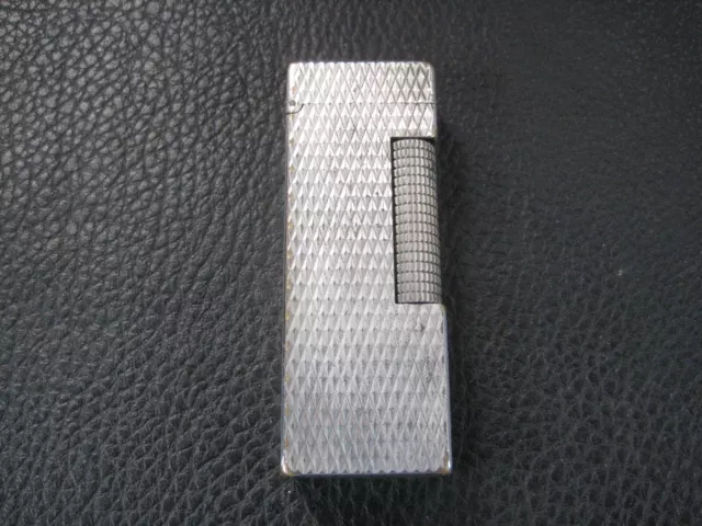 Dunhill Rollagas Feuerzeug Lighter Silber Komplett Überholt Garantie