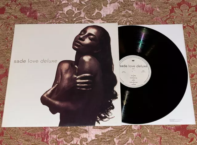SADE Love Deluxe RARE ORIGINAL 1st PRESS 1992 VINYL LP +LYRICS, SOUL Lovers Rock