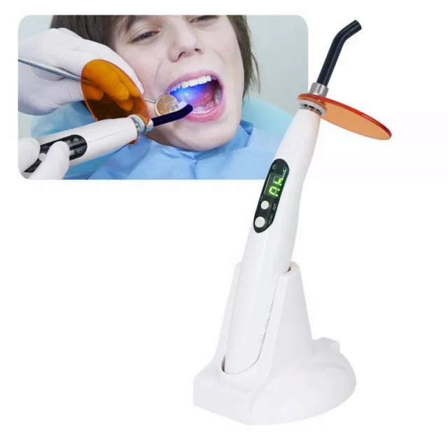 Dental 5W Wireless Cordless LED 1400mW Curing Light Cure Lamp Woodpecker Style