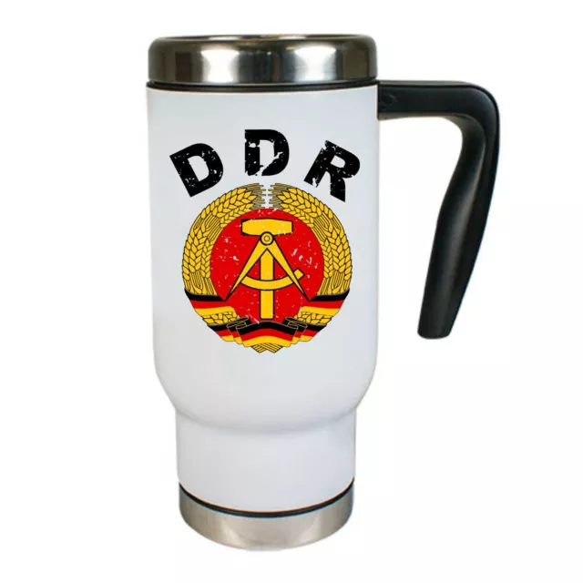 Thermobecher Tasse DDR Osten Fans Ostdeutsche Zone Abenteuer Picknick VEB