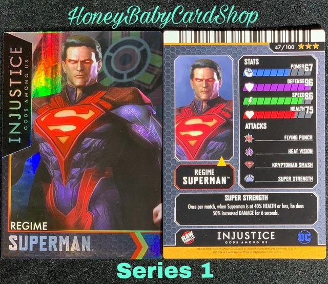 Injustice Arcade Series 1 Out of Print Card 47 Regime Superman Holofoil