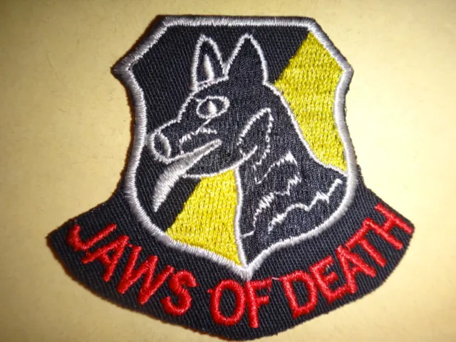 Vietnam Guerra US Militare Funzionante Cani K-9 Jaws Di Morte Toppa