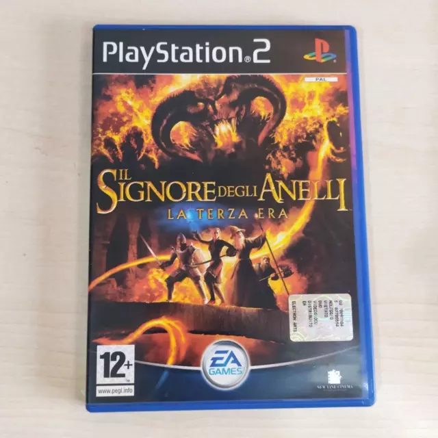 IL SIGNORE DEGLI ANELLI LA TERZA ERA PS2 gioco COMPLETO ITA Sony Playstation 2