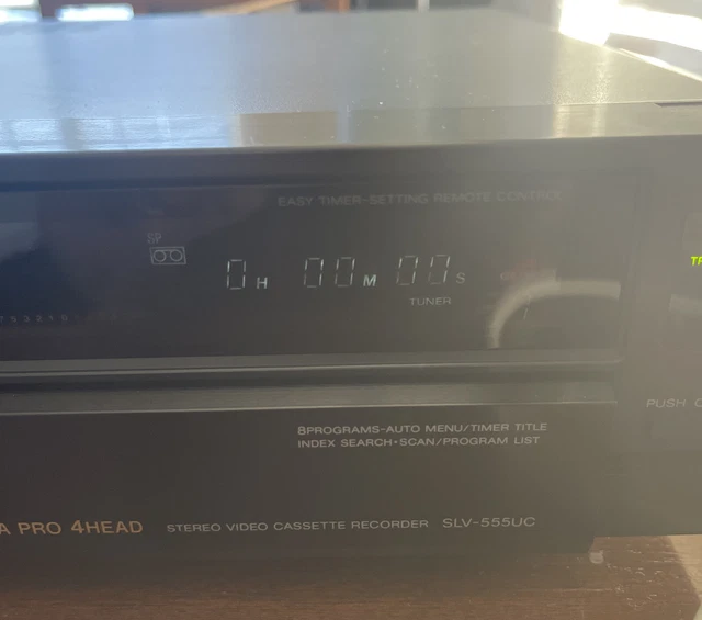 SONY VINTAGE VHS VCR SLV555UC HiFi. not working for parts. 54.81