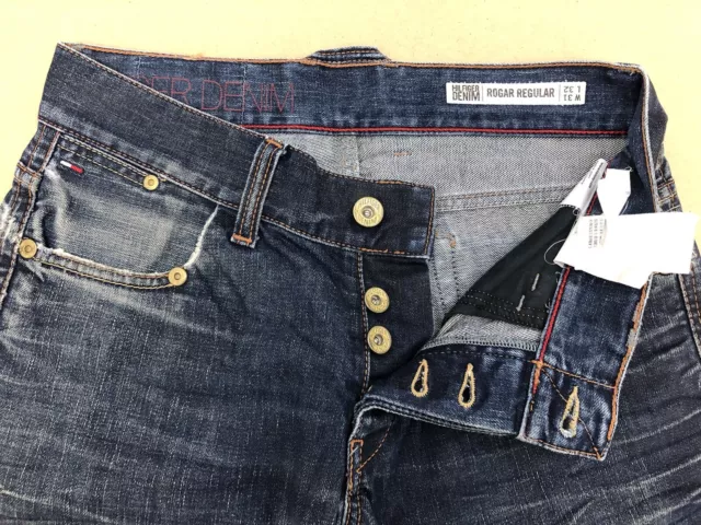 Tommy Hilfiger Rogar Regular Jeans Da Uomo - Size- W31 L32