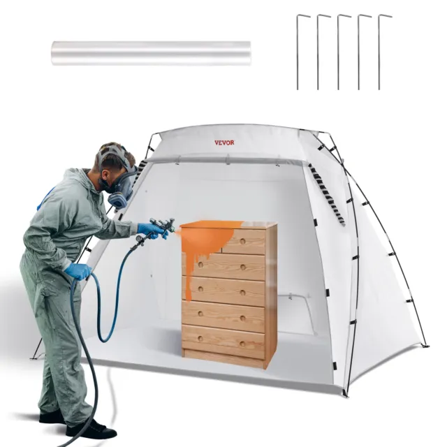 VEVOR Spray Paint Tent 7.5x5.2x5.2ft Spray Paint Shelter  DIY