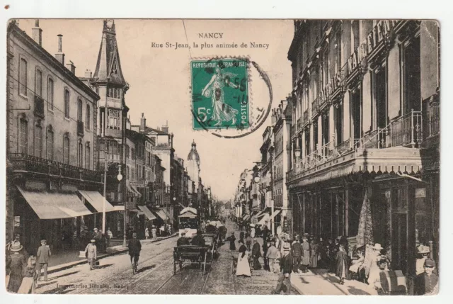 NANCY - Meurthe & Moselle - CPA 54 - la rue St Jean -