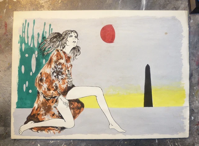 Dipinti a tempera e china - Soggetti diversi - Anni  '70