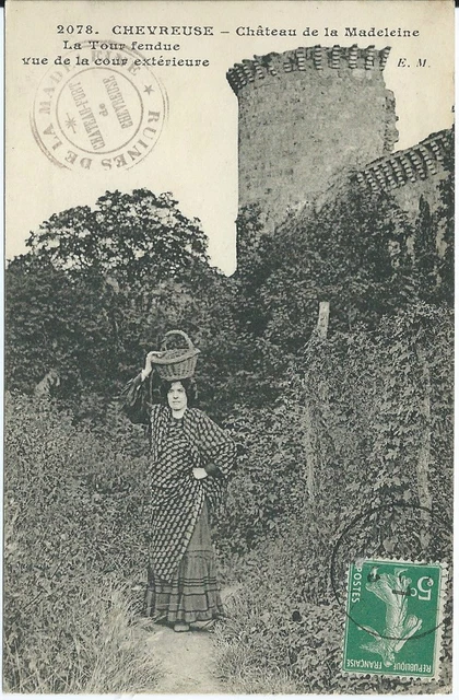CPA -78 - Chevreuse - Castle Of La Madeleine - La Tour Fendue