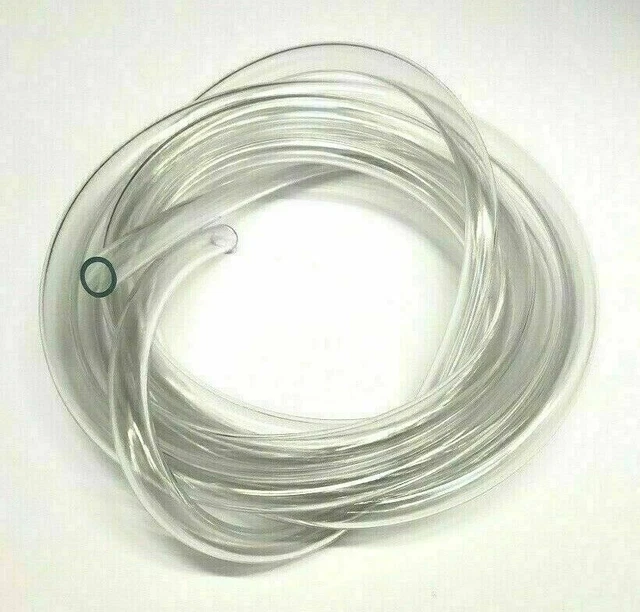 PVC CLEAR PLASTIC Pipe Hose 5mm/7mm Flexible Petrol Fuel Gas Line Tube