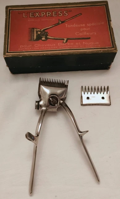 Tondeuse Ancienne De Coiffeur - Modèle N°41 Pour Cheveux Et Barbe - Manuel - Vintage