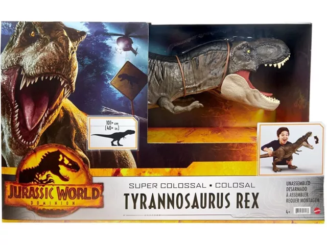 Jurassic World Super Colossal Tyrannosaurus Rex 99 cm Dinosaure géant articulé