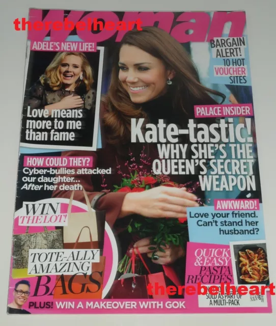 KATE MIDDLETON 2012 UK Magazine - ADELE Lisa Faulkner UMA THURMAN Danny Dyer