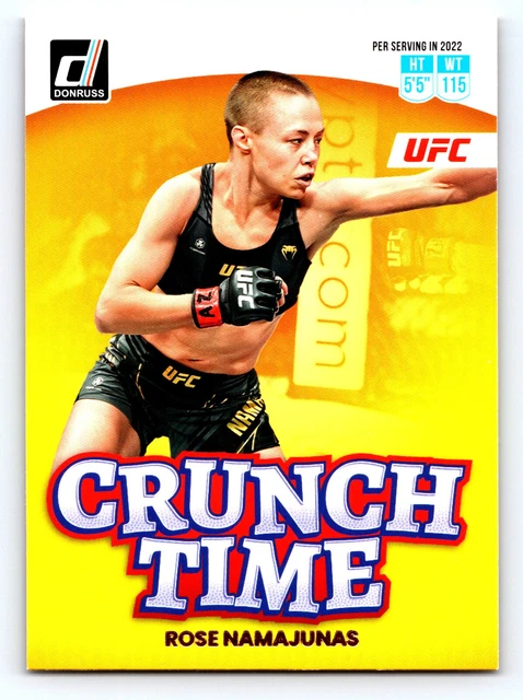 2023 PANINI DONRUSS UFC Crunch Time 4 Rose Namajunas EUR 4,50 - PicClick IT