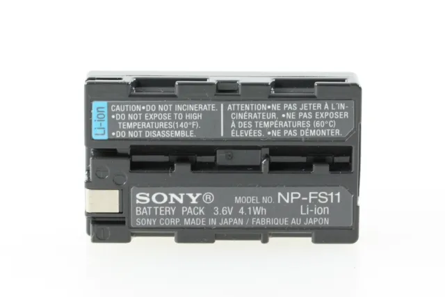 Original Sony NP-FS11 Np FS11 NPFS11 Accu Batterie LI-ION