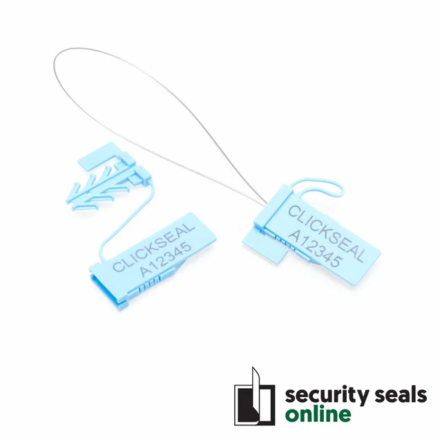 100pcs ClickSeal Meter Wire Seals for water, electric meters & equipment