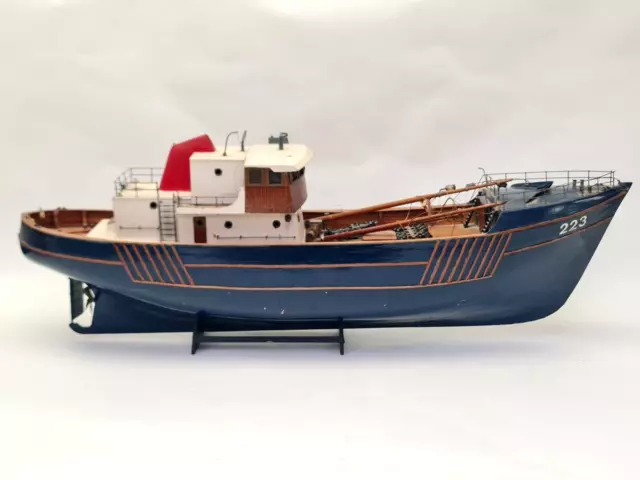 Large Wooden Model Boat for Restoration