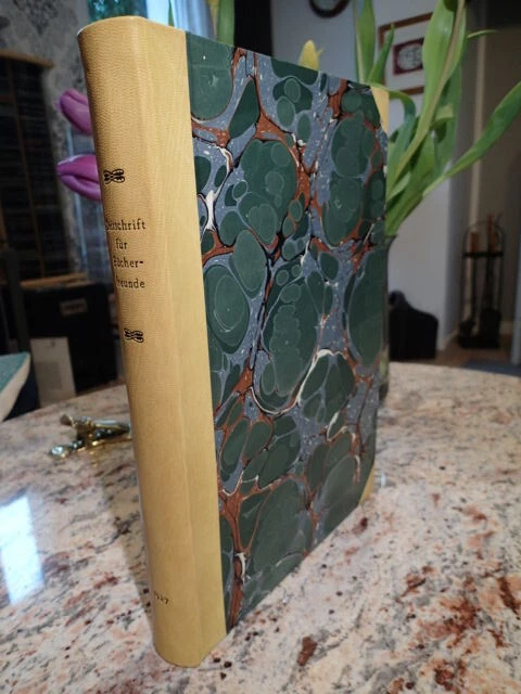 ZEITSCHRIFT FÜR BÜCHERFREUNDE: BIBLIOPHILIE, NF, 19. JG, 1927, Handeinband