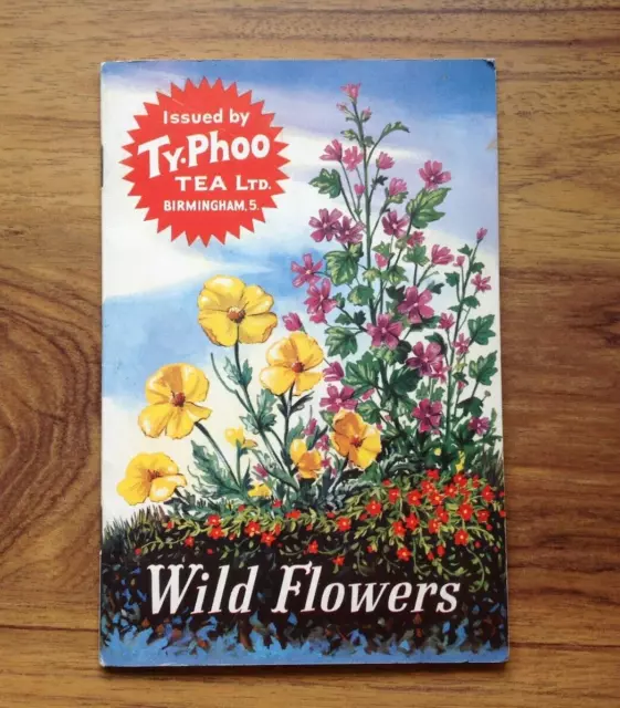 Ty-Phoo Tea Cards WILD FLOWERS (1961) Album Complete held in with corners.