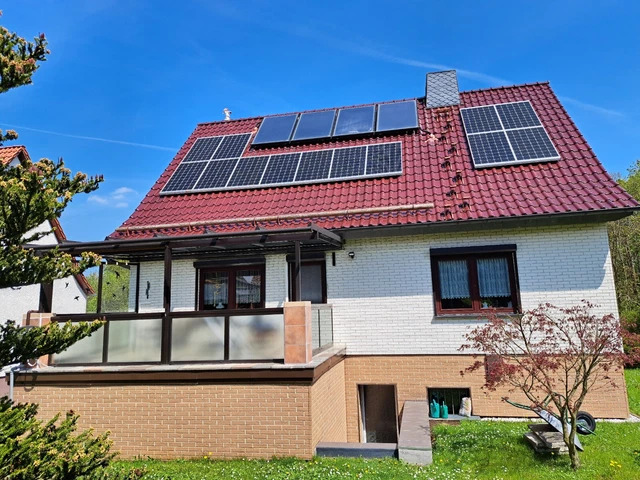 Einfamilienhaus im Grünen, Grundstück 500m² mit Garten