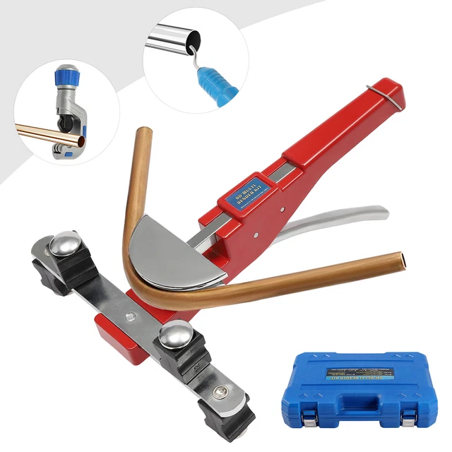 Rohrbieger Für 15 Mm & 22 Mm Rohre – Hand-Rohrbiegemaschine Aus Stahl, 180° Biegewinkel – Für Kupfer- Und Aluminiumrohre