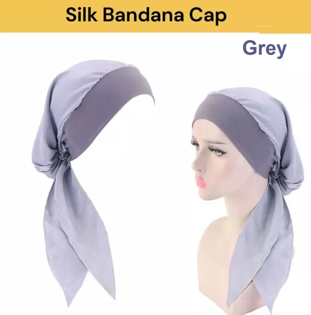 Womens Muslim Hijab Cancer Chemo Hat Turban Hair Loss Head Wrap Scarf Bandana