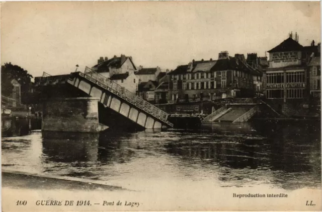 CPA Guerre de 1914 Pont de LAGNY (376814)