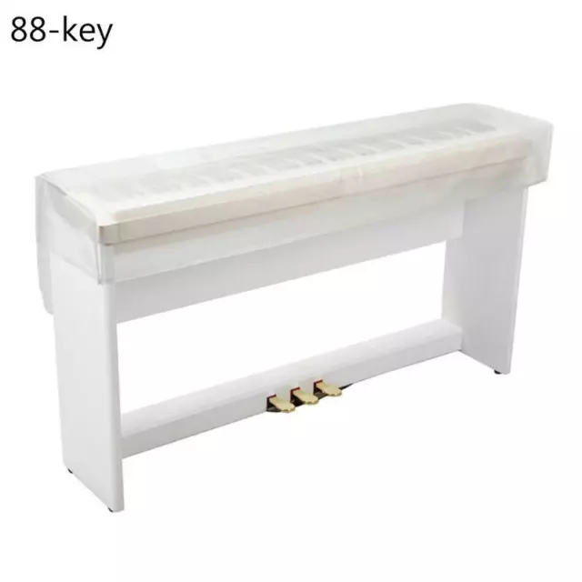 Digital Piano keyboard Dust Cover Transparent Frosted Piano Cover 61/76/88 Keys