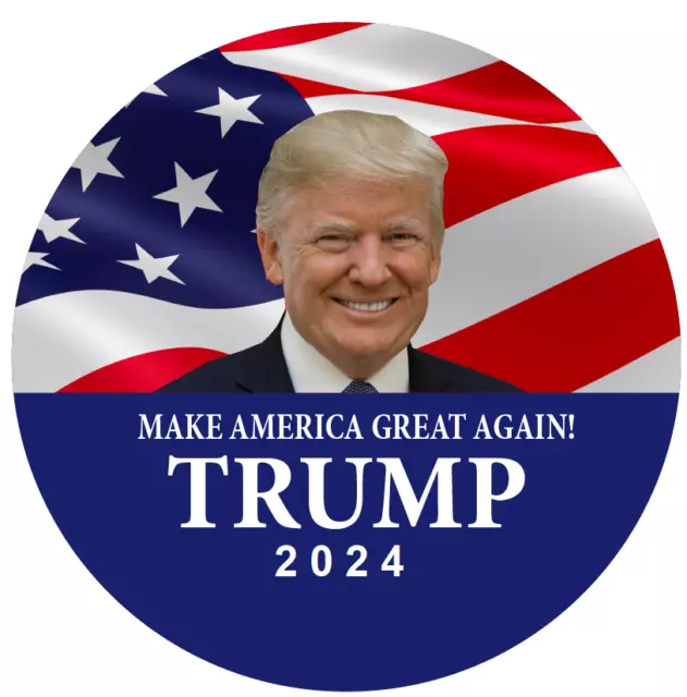 Trump 2024 Buttons: "Make America Great Again" - Bestseller Wholesale Lot of 100