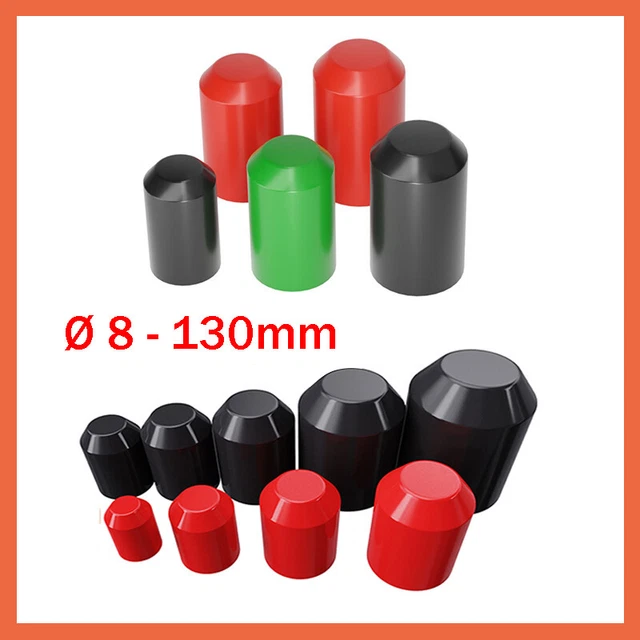 Tappo terminale termoretraibile varie misure tappo terminale termoretraibile con colla Ø 8-130 mm
