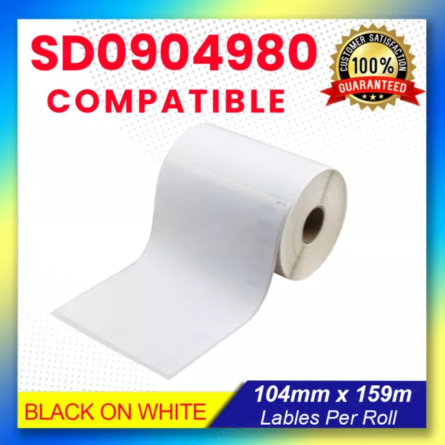 Dymo Compatible SD0904980 Shipping Labels 4XL LabelWriter 104mm x 159mm S0904980