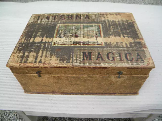 c1908 CARETTE LATERNA MAGICA leere BOX G.C.&Co. Nürnberg Kinematograph Schachtel