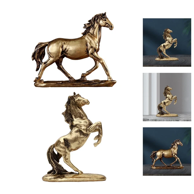 Statue de cheval, pièce maîtresse de Table, Figurine de cheval pour bureau,