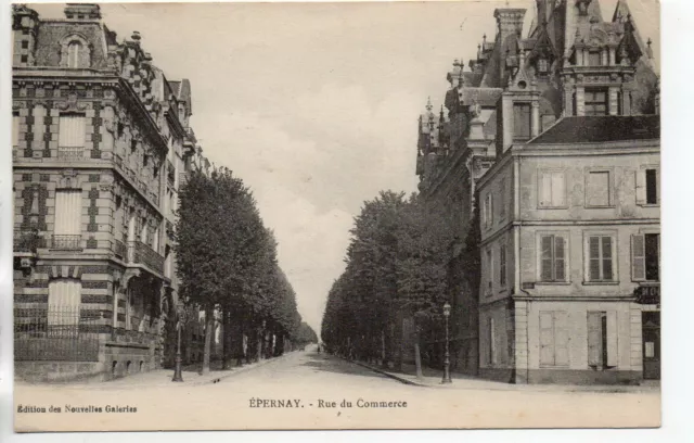 EPERNAY - Marne - CPA 51 - les rues - la rue du Commerce 3